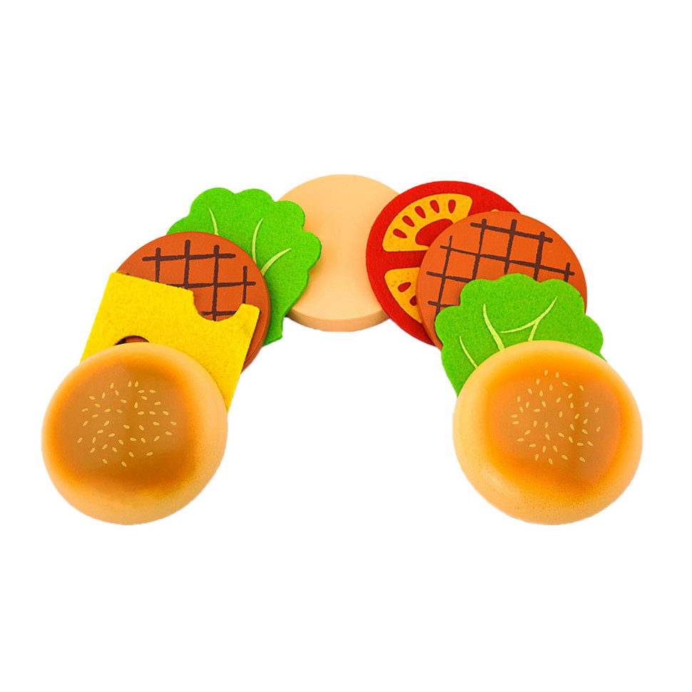 Деревянные гамбургер и кола  Viga Toys 51602 игрушечные продукты