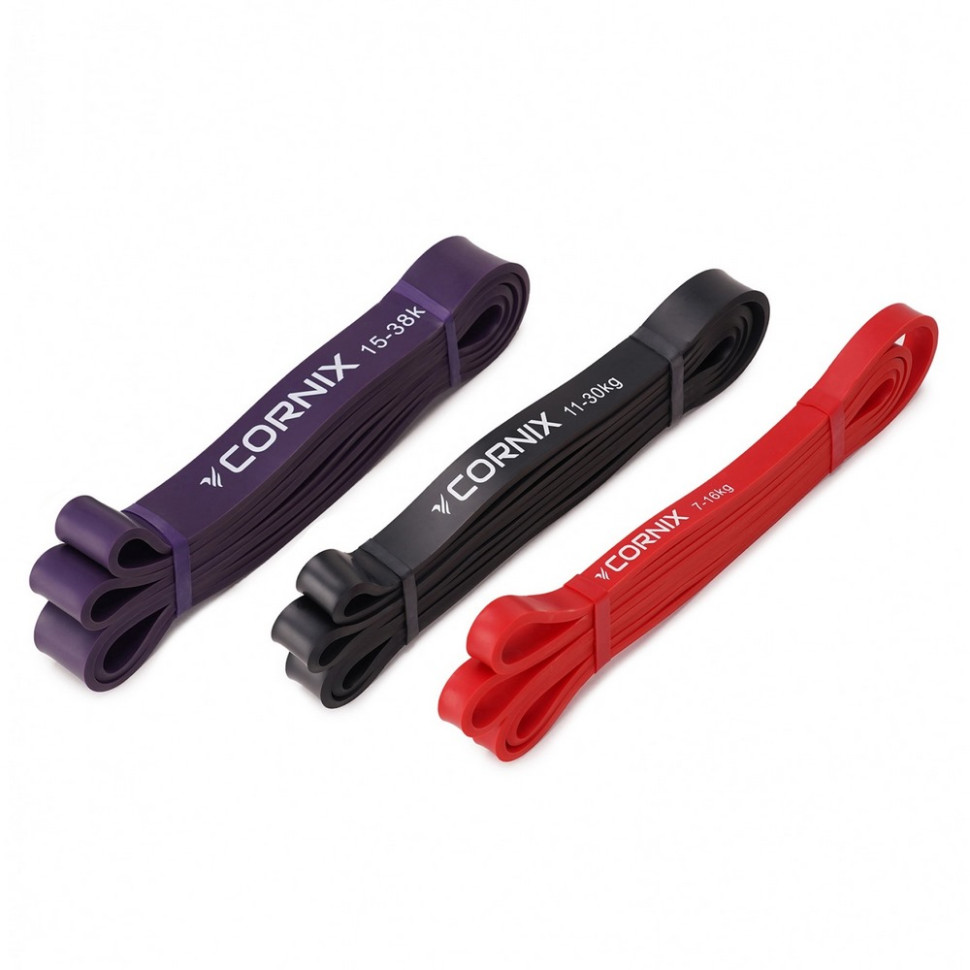 Эспандер-петля Power Band Cornix XR-0259, 7-38 кг, 3шт