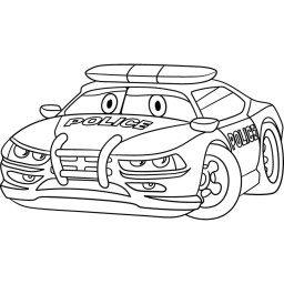 Роспись по холсту "Полицейская машинка" Art Craft 15072-AC 25х30 см