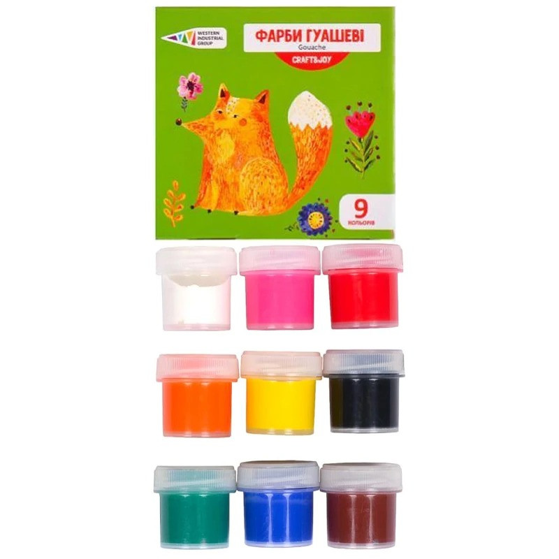 Детские гуашевые краски 