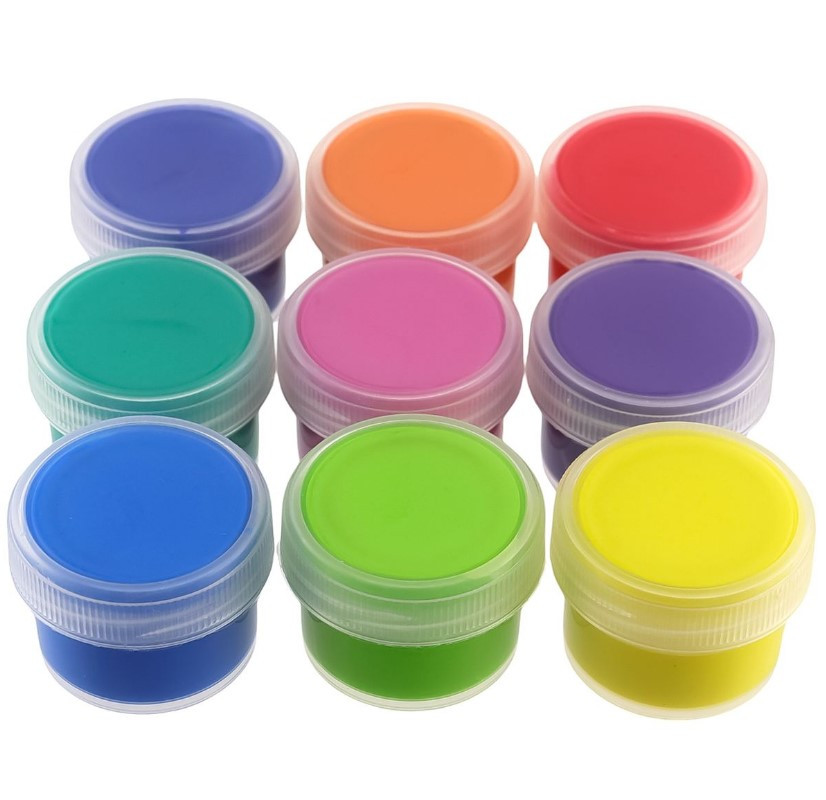 Набір пальчикових фарб Art Craft 17049-AV 9 кольорів по 10 мл