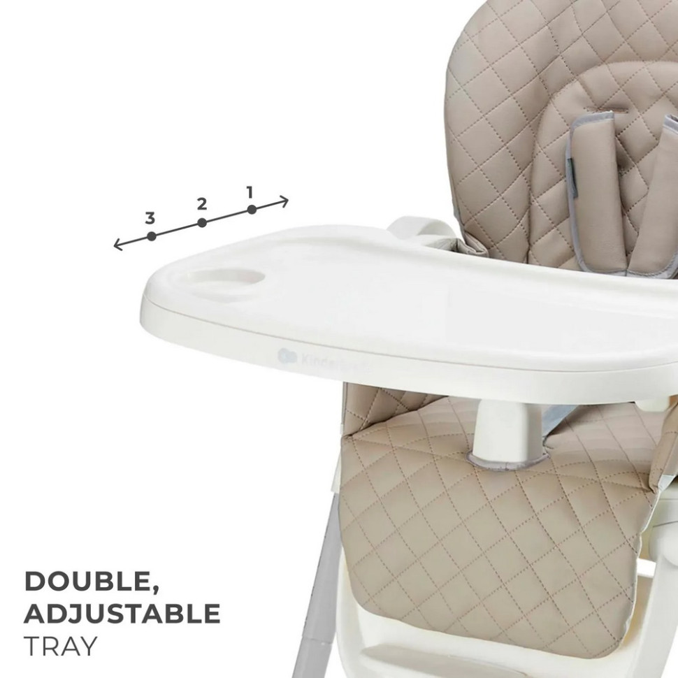 Стільчик для годування 3 в 1 Tulo Kinderkraft KHTULO00BEG0000 Beige