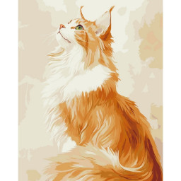 Картина по номерам "Рыжий Мейн-кун" ©arttem_illustration Art Craft 11704-AC 40х50 см Картина по номерам "Рыжий Мейн-кун" ©arttem_illustration Art Craft 11704-AC 40х50 см