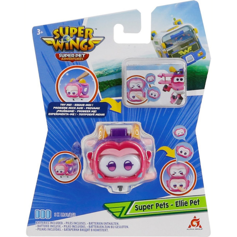 Игровая фигурка Super Pet Элли (Ellie pet) Super Wings EU770419 свет