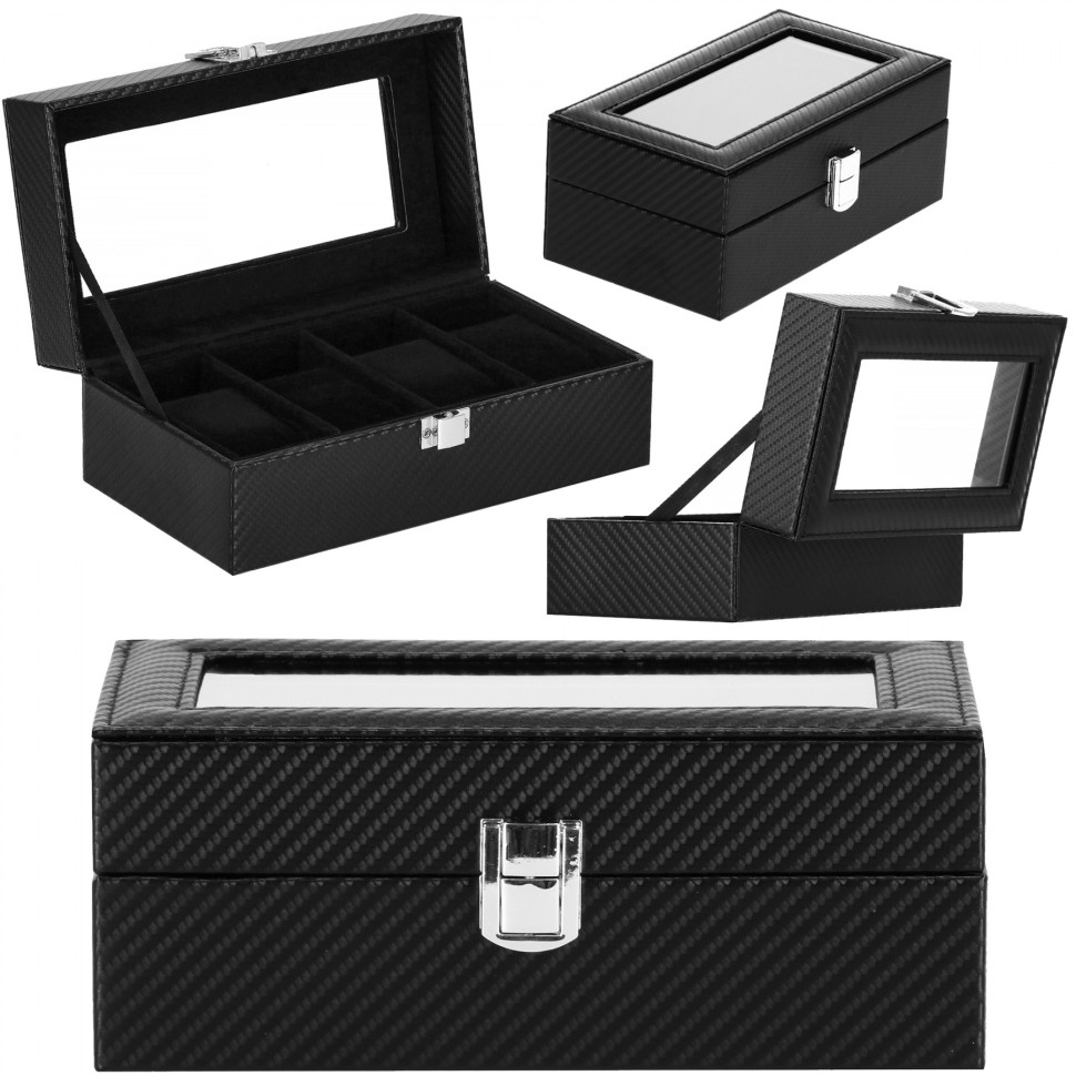 Скринька-органайзер для зберігання годинників Springos HA1051 21x11x8.5 см