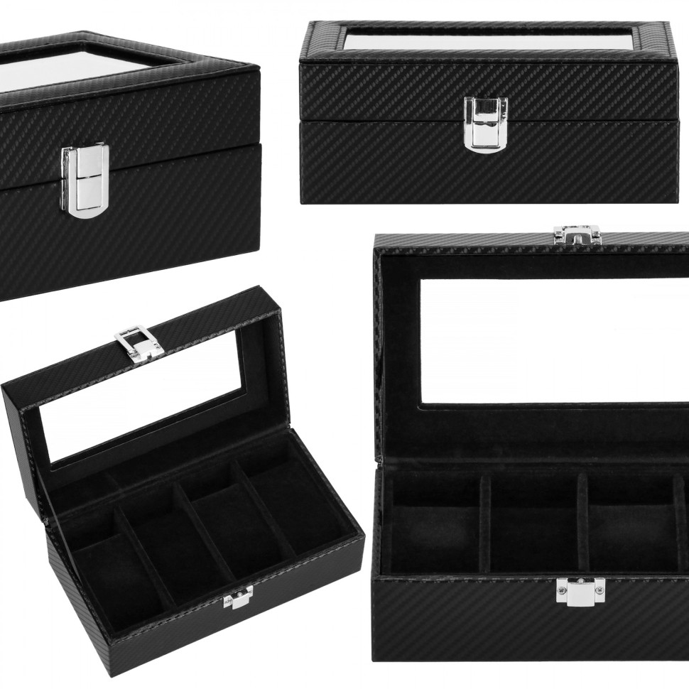 Скринька-органайзер для зберігання годинників Springos HA1051 21x11x8.5 см
