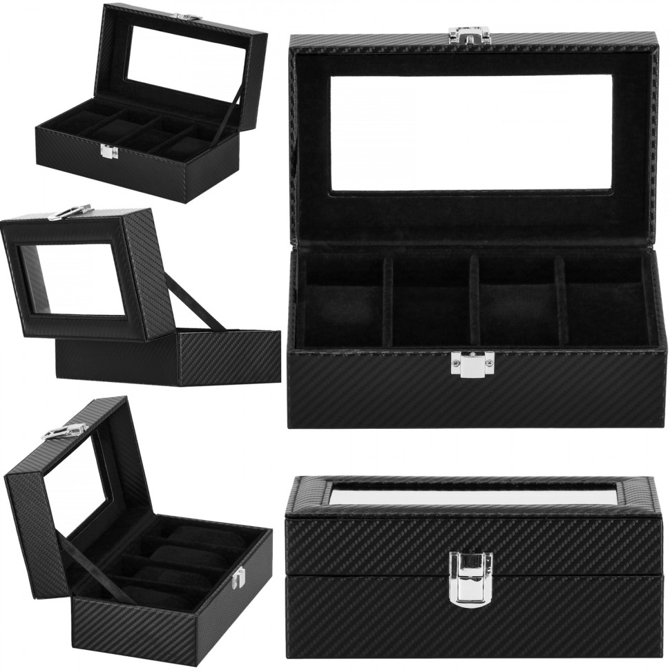 Скринька-органайзер для зберігання годинників Springos HA1051 21x11x8.5 см