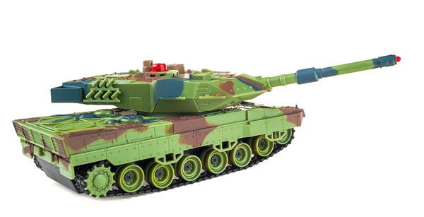 Танк р/у 1:36 HuanQi H500 Bluetooth з і/ч гарматою для танкового бою