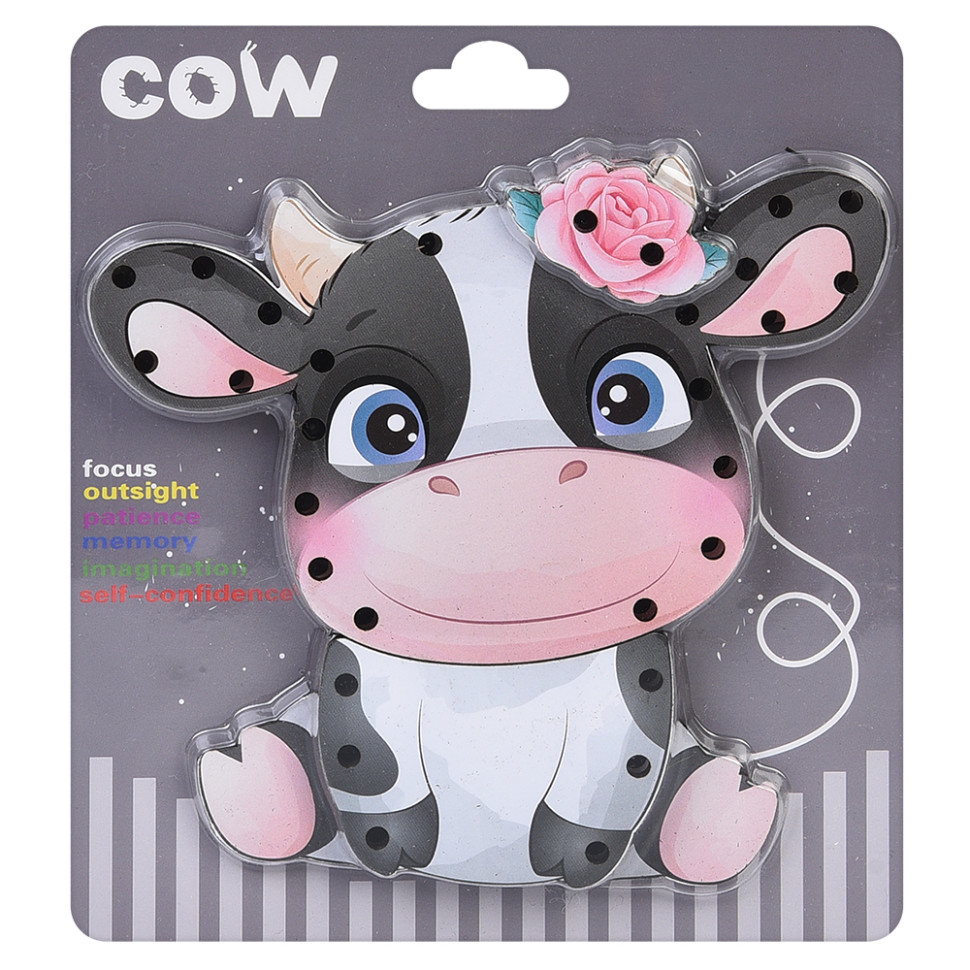 Дерев'яна іграшка-шнурівка 