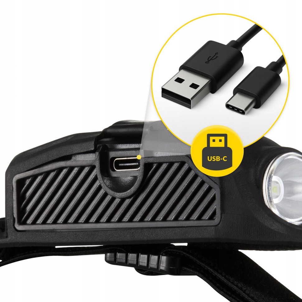 Ліхтар налобний Mountain Goat P-5907739318305 Black 350 люмен