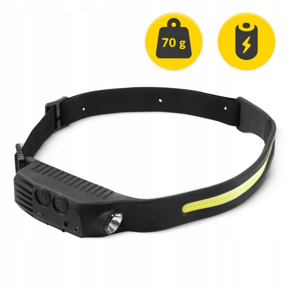 Ліхтар налобний Mountain Goat P-5907739318305 Black 350 люмен