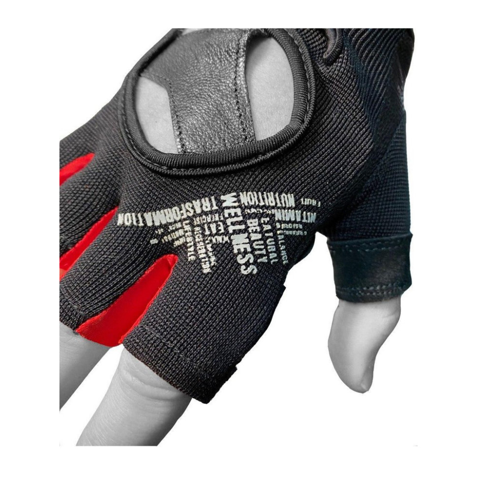 Рукавички для фітнесу PowerPlay PP_2222_L_Black, Чорні, L