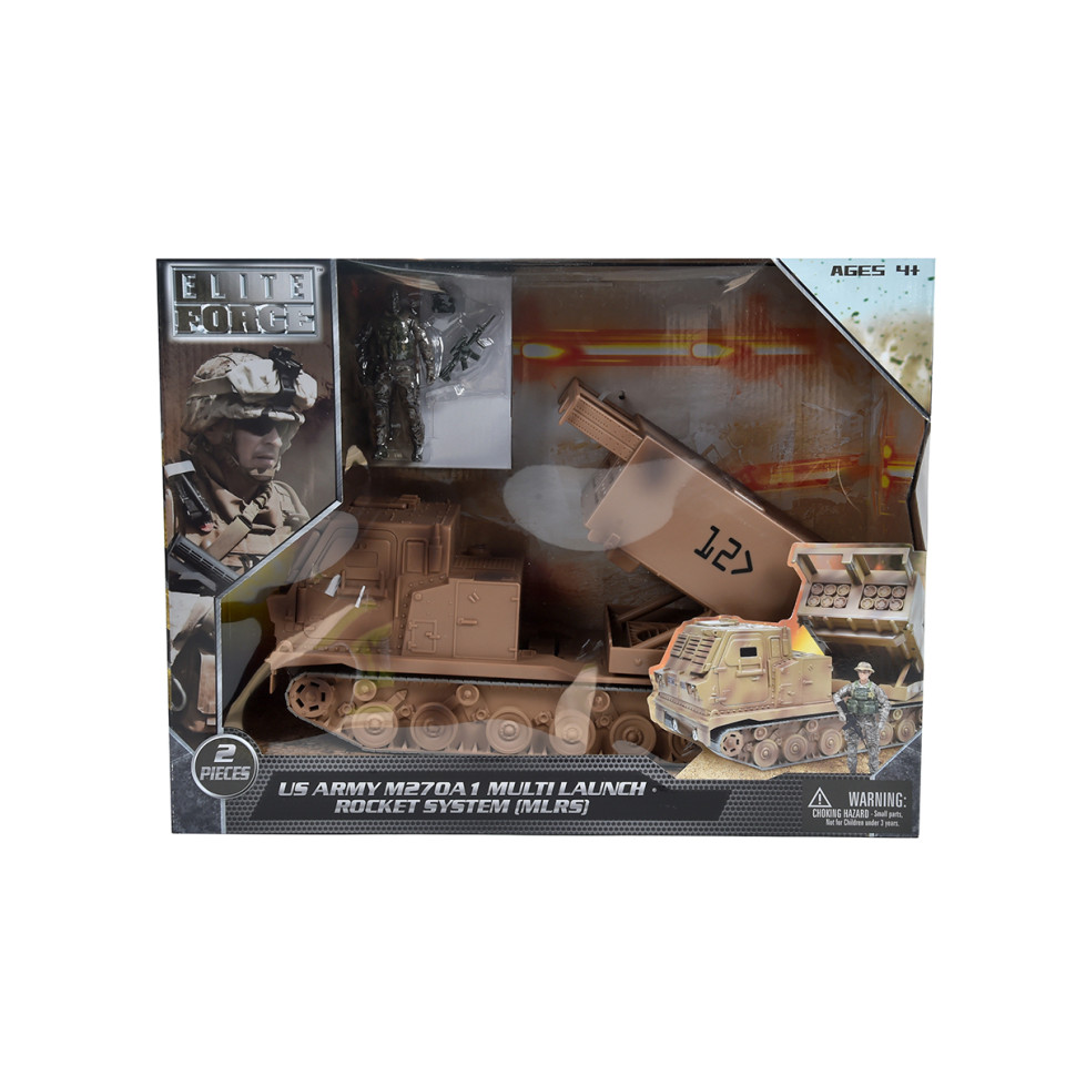 Игровой набор ПУСКОВАЯ РАКЕТНАЯ УСТАНОВКА M270A1 ELITE FORCE 101839 ПРУ, фигурка, аксессуары