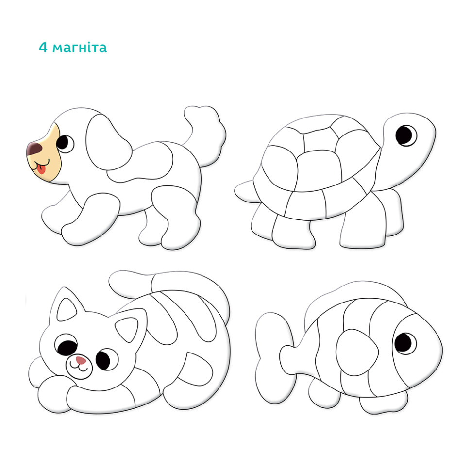 Магнитный набор для творчества с фольгой 