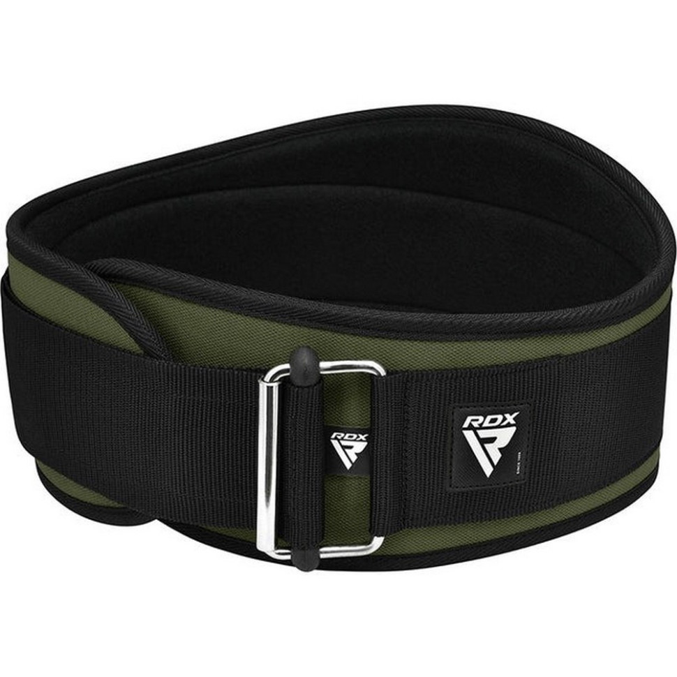 Пояс для важкої атлетики RX3 EVA Curve RDX Inc Limited WBE-RX3AG-L, неопреновий, Army Green, L