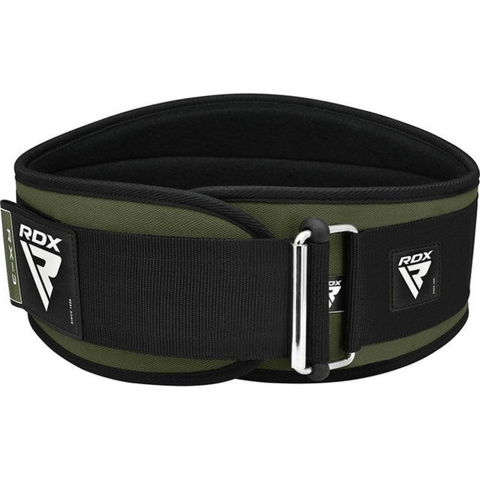 Пояс для важкої атлетики RX3 EVA Curve RDX Inc Limited WBE-RX3AG-L, неопреновий, Army Green, L