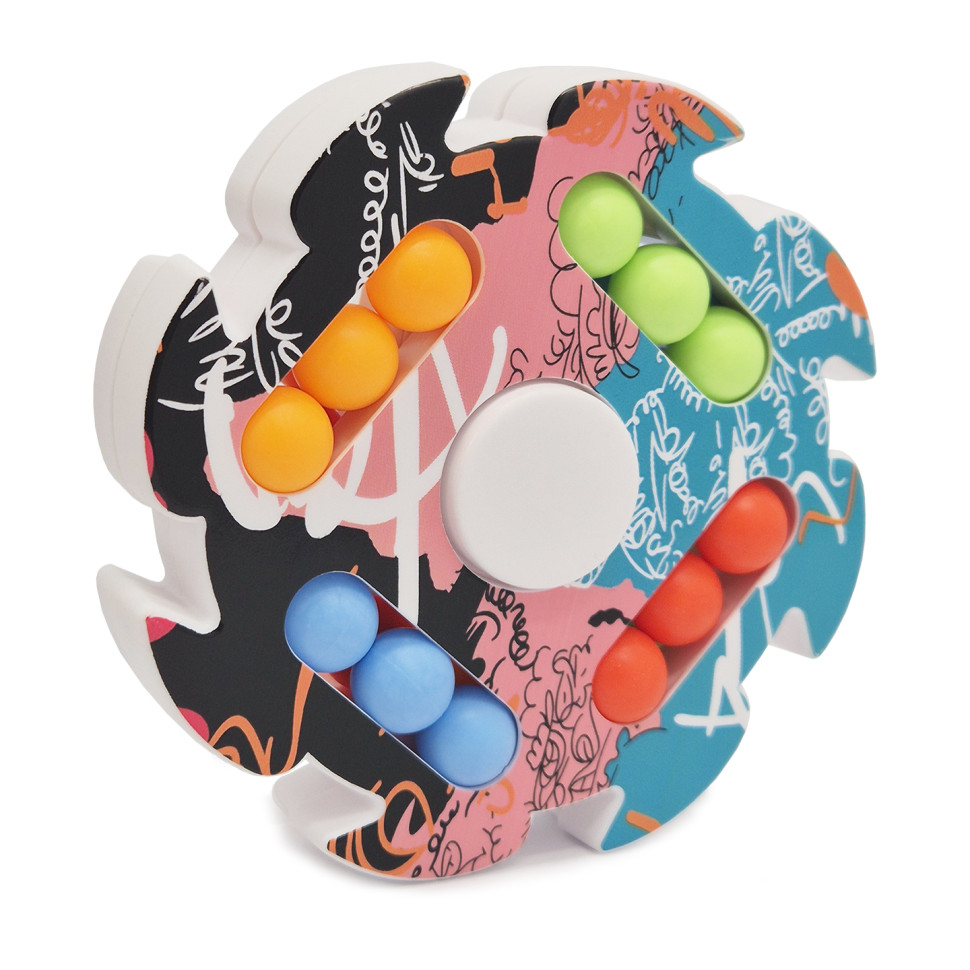 Головоломка-антистрес Fingertip Gyro Bambi АА4171 пластик, 9х1,7 см