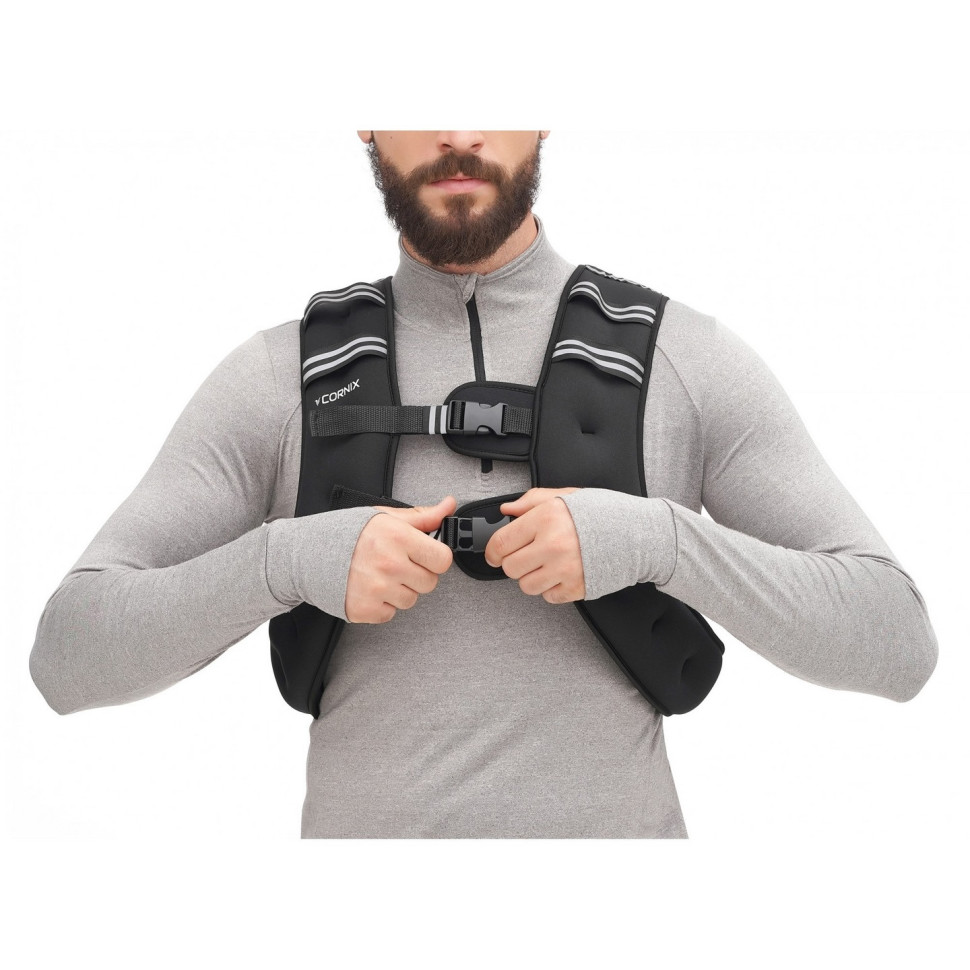 Жилет-утяжелитель для тренировок Weight Vest Cornix XR-0344 Black 8 кг