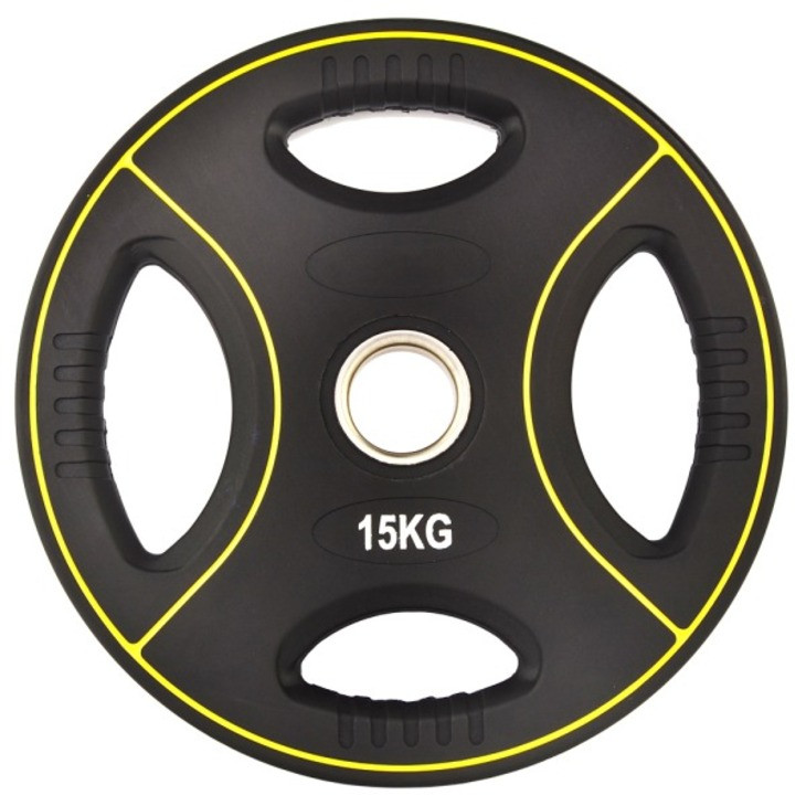 Олімпійський диск FF51C4D Fitnessport 131610FS, уретановий 15 кг