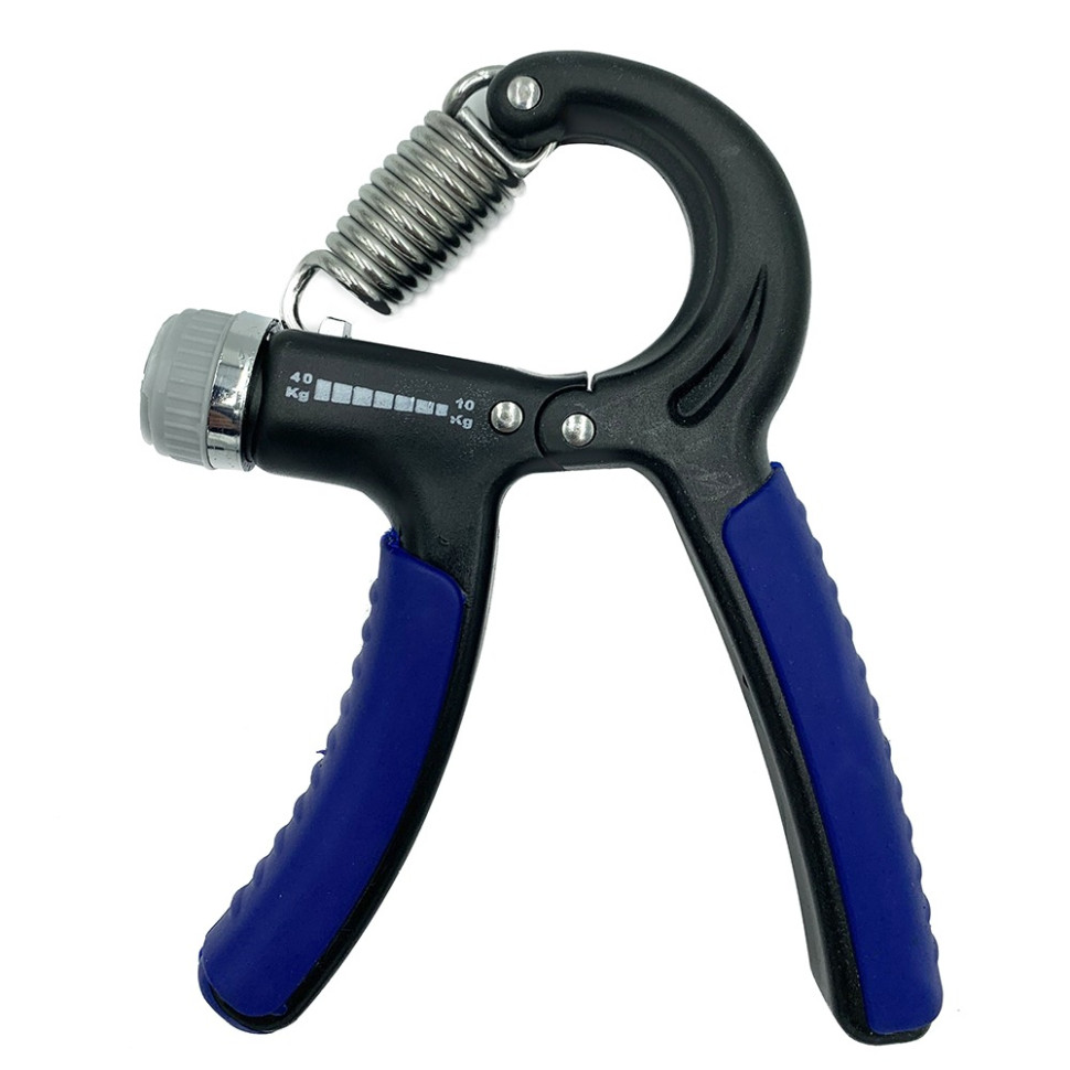 Еспандер кистьовий пружинний з регульованим навантаженням Power Grip Pro CM Newt NE-W-66BL, 10-40 кг