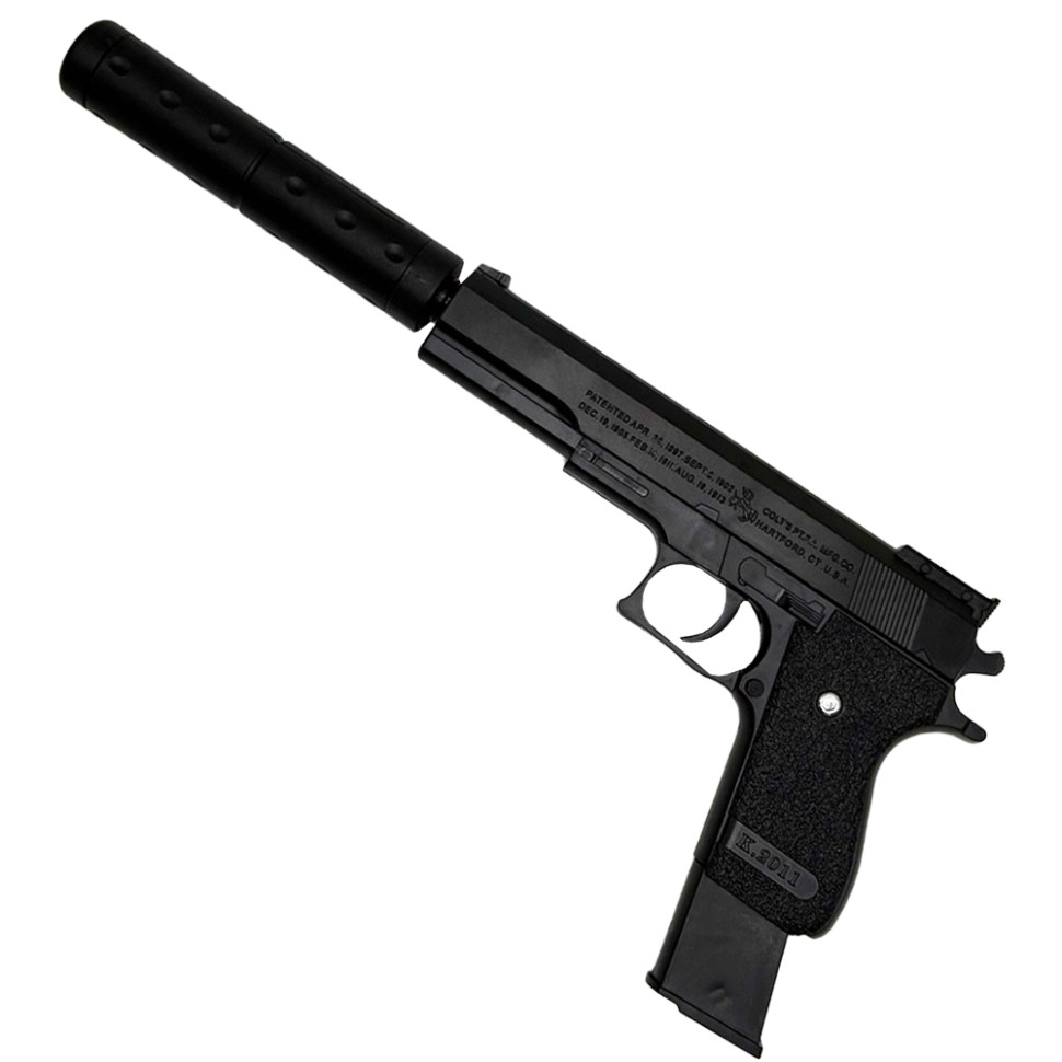 Детский игровой Пистолет Bambi K2011-K+ пластикивые пульки