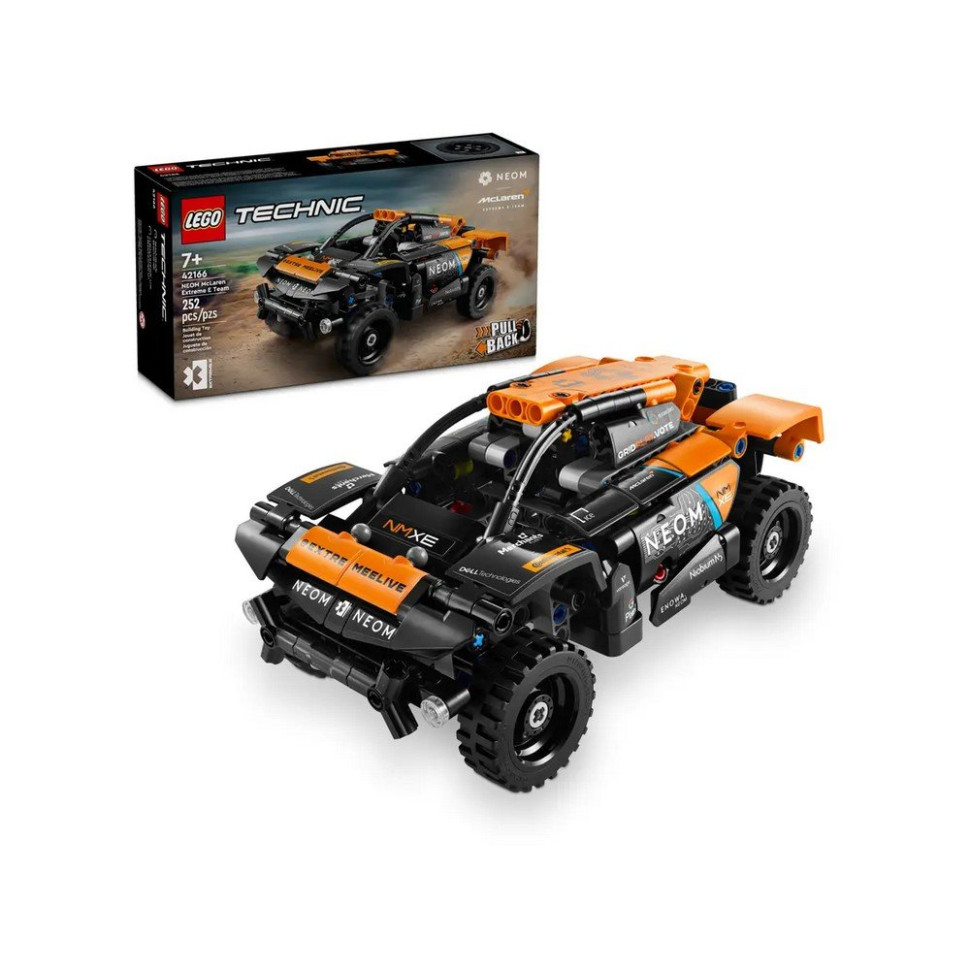Конструктор Автомобиль для гонки NEOM McLaren LEGO 42166, 252 детали