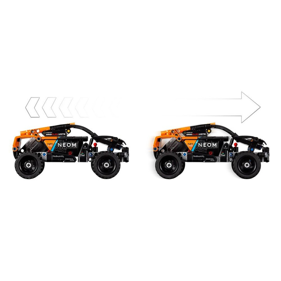 Конструктор Автомобиль для гонки NEOM McLaren LEGO 42166, 252 детали
