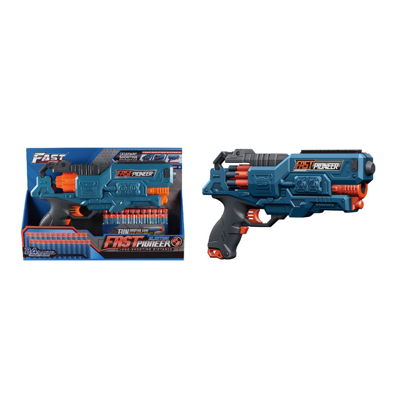 Детский игрушечный пистолет-автомат Blaster BIG901 на батарейках