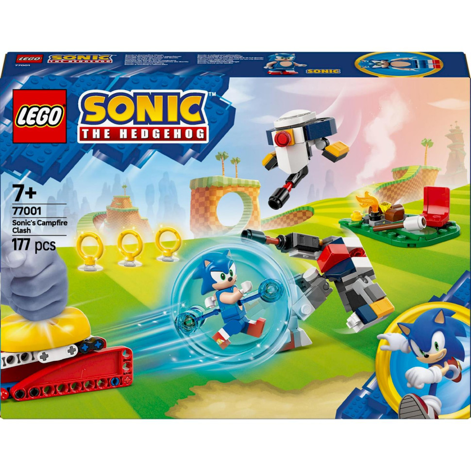 Конструктор LEGO Sonic Столкновение Соника у костра 77001, 177 деталей
