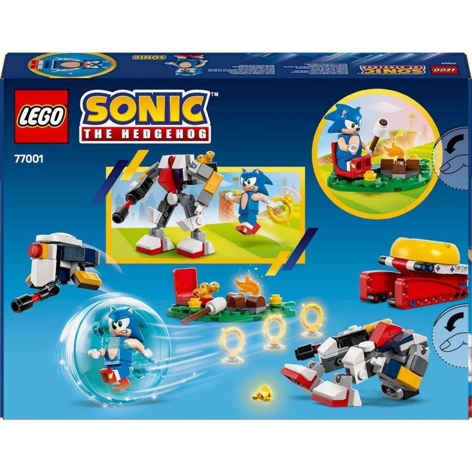 Конструктор LEGO Sonic Столкновение Соника у костра 77001, 177 деталей