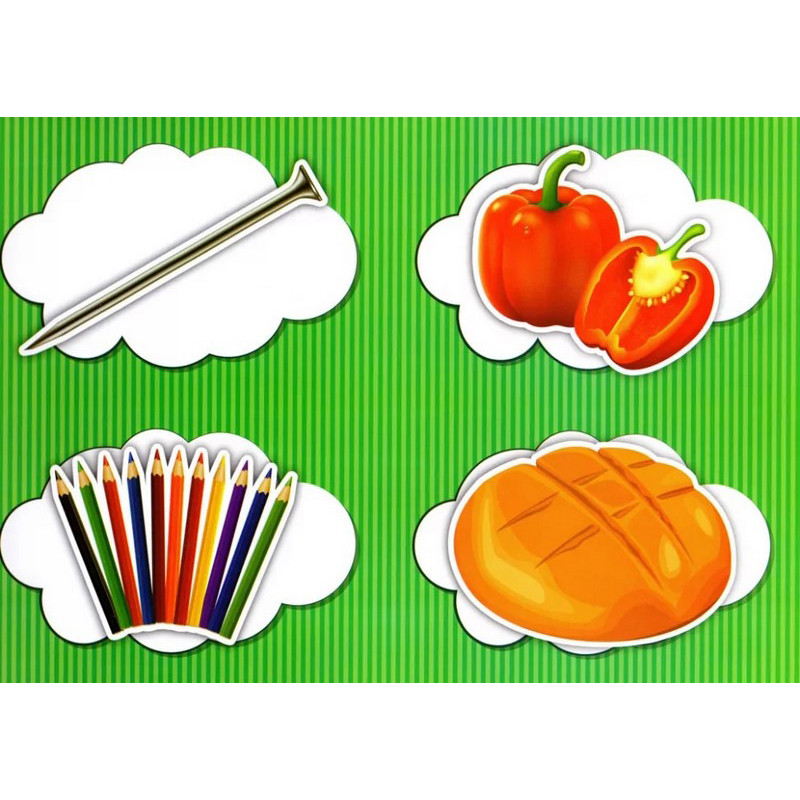 Логопедические карточки №1 Ранок 15225001, 120 карточек-рисунков