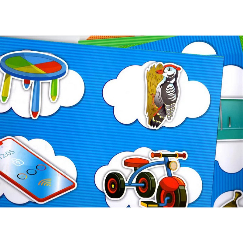 Логопедические карточки №1 Ранок 15225001, 120 карточек-рисунков