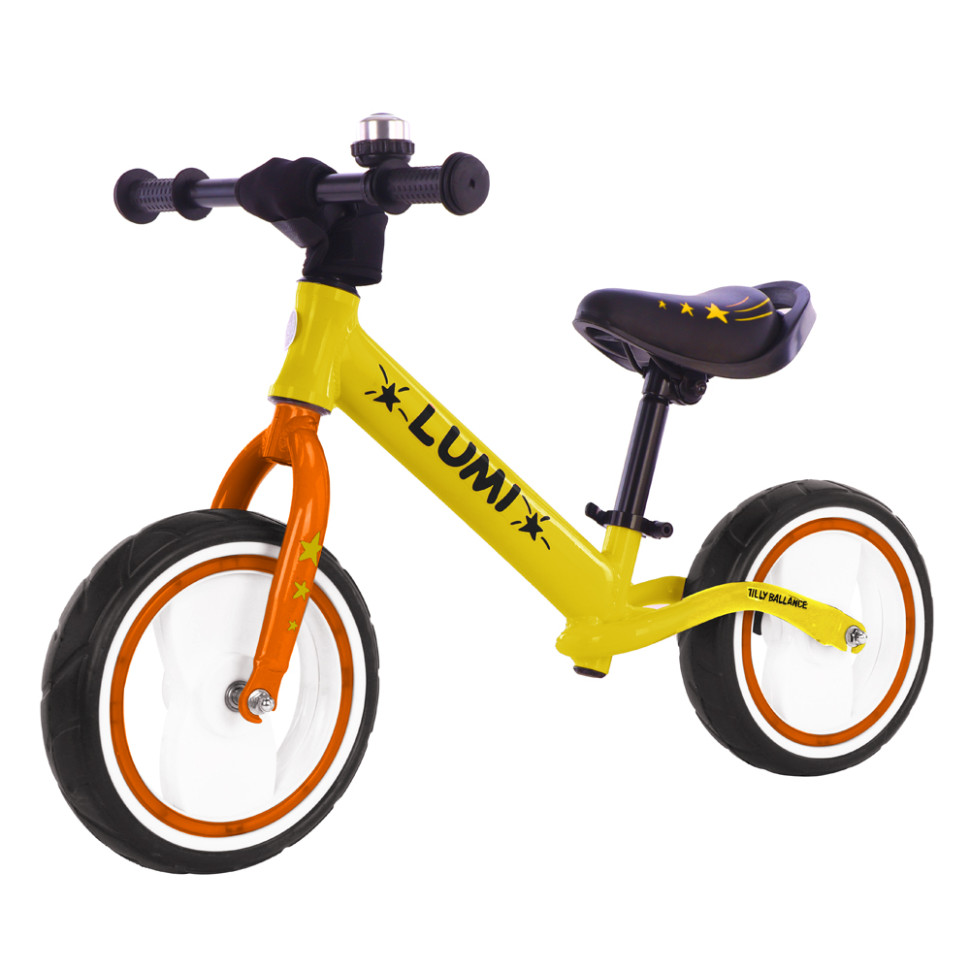 Біговел BALANCE BabyTilly Lumi T-212521 Yellow 12 дюймів