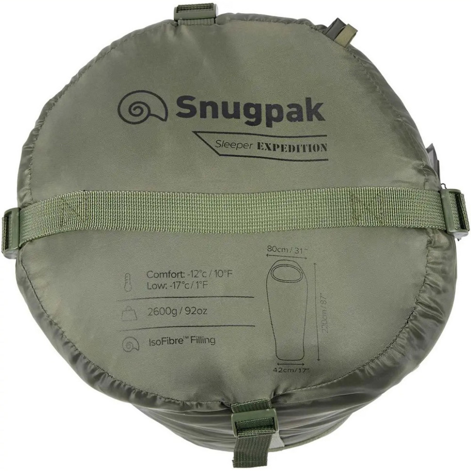 Спальный мешок туристический Sleeper Expedition Snugpak 5056694900206 olive