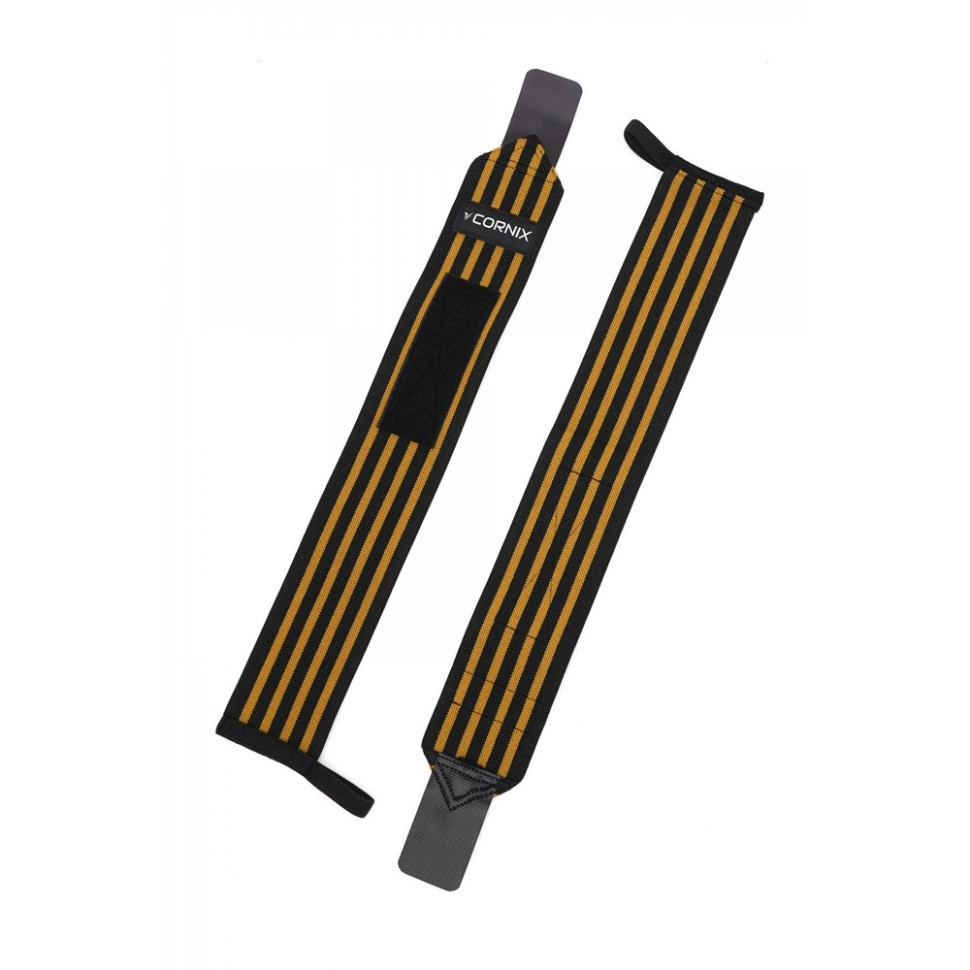 Бинти для зап'ясть Wrist Wraps Cornix XR-0196 Black/Orange