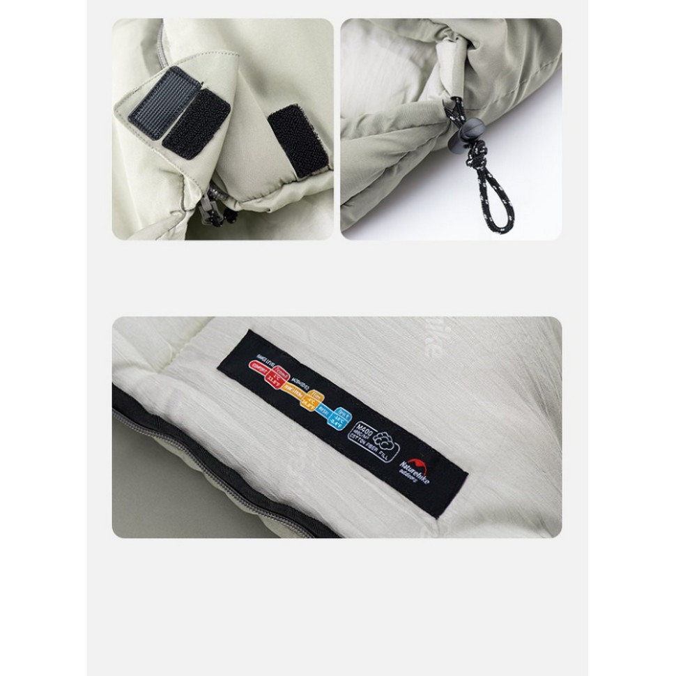 Спальний мішок з капюшоном CNK2350WS023 Naturehike 6927595775974
