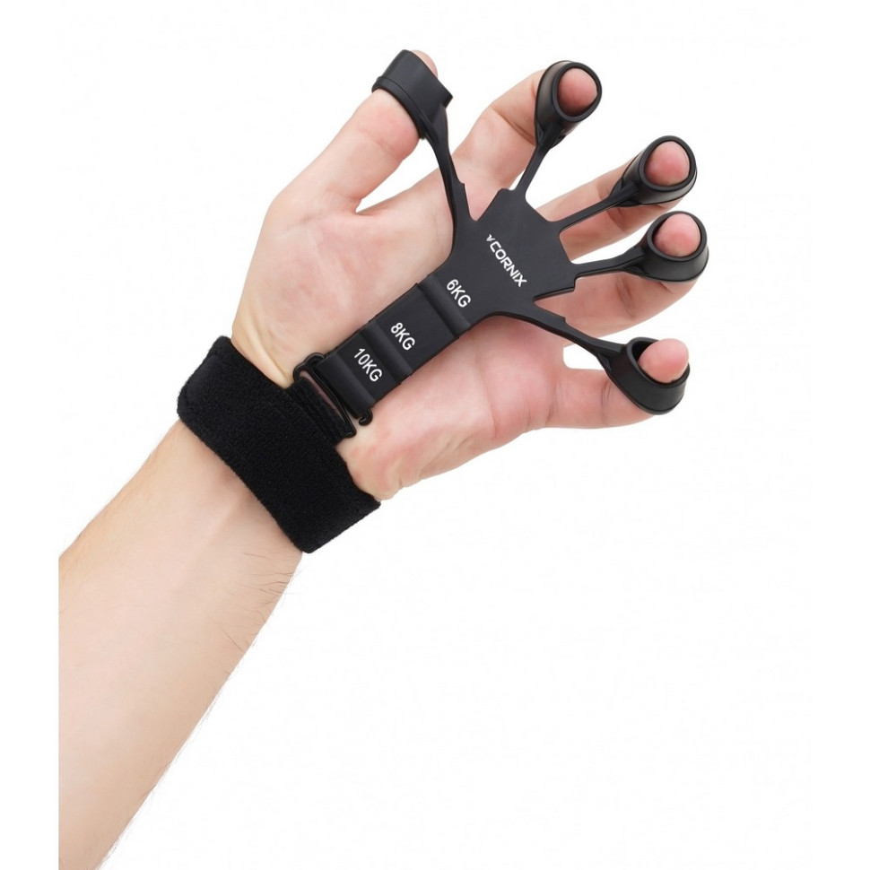 Еспандер для пальців і зап'ястя Finger Gripper Cornix XR-0221, 6-10 кг