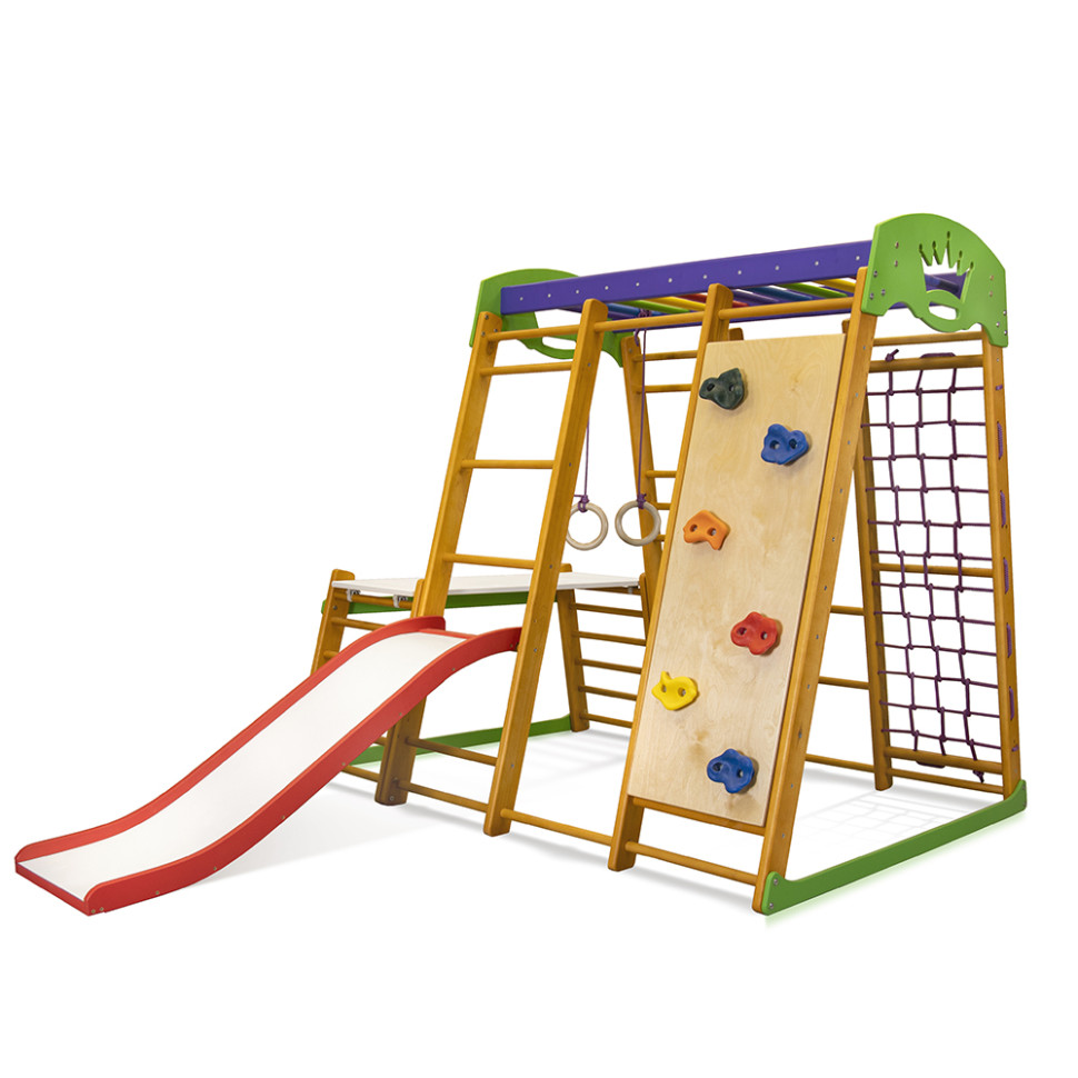 Детский спортивный комплекс SportBaby «Карапуз Plus 1-2» с кольцами