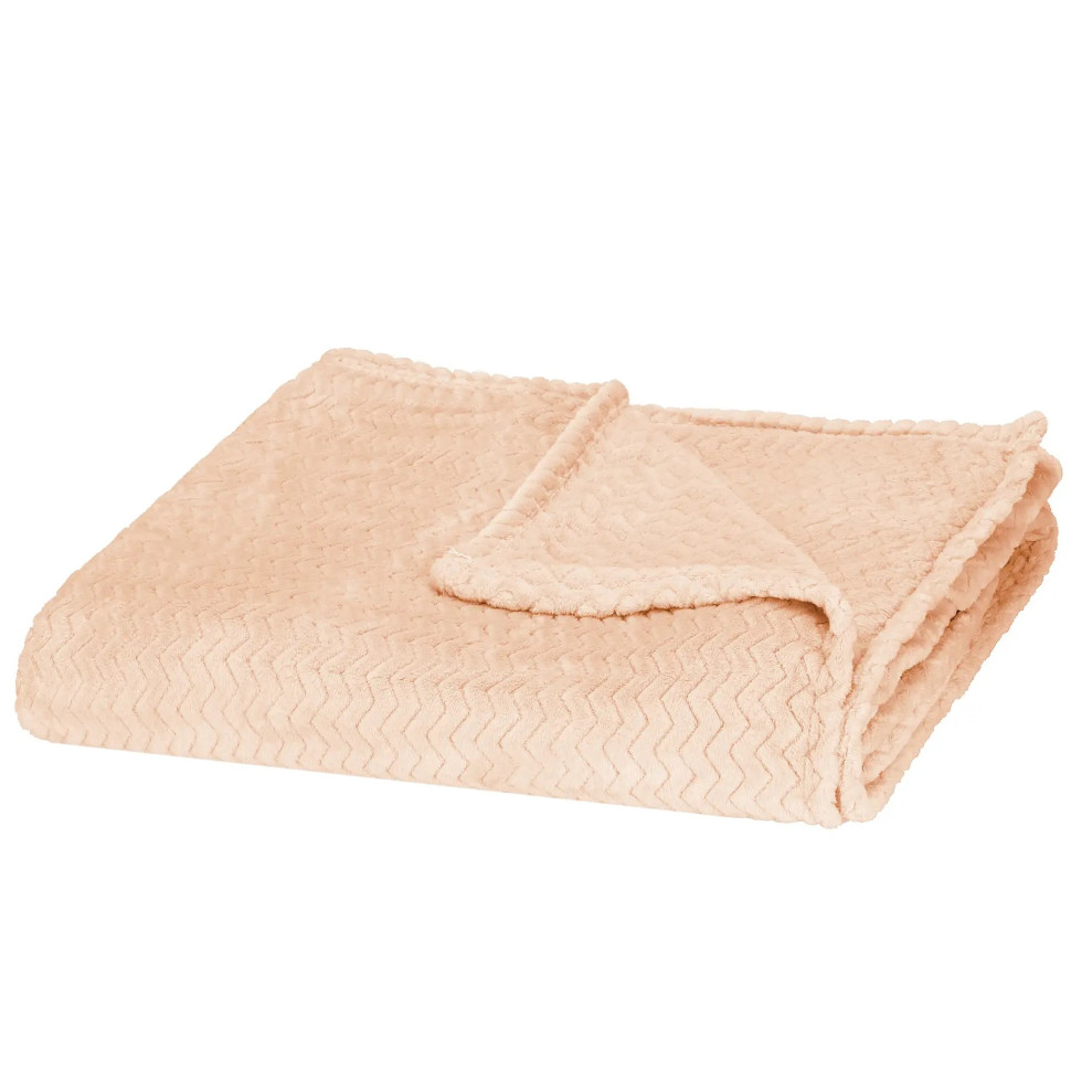 Плед-покрывало Extra Soft Springos HA7148 кремовый 160x200 см