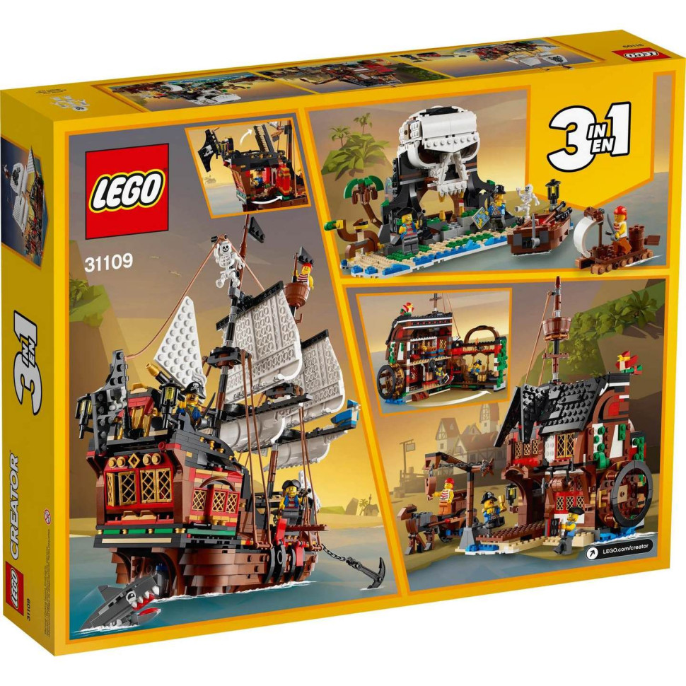 Конструктор LEGO Creator Пиратский корабль 31109