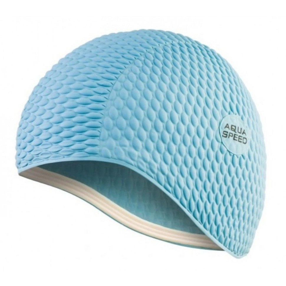 Шапочка для плавання BOMBASTIC JUNIOR 9879 Aqua Speed 290-02 блакитний, OSFM