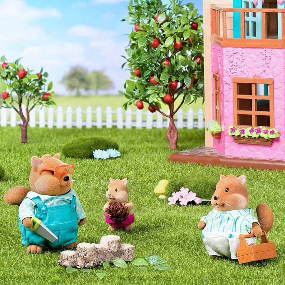 Набір фігурок Li'l Woodzeez Сім'я Білок 6008Z