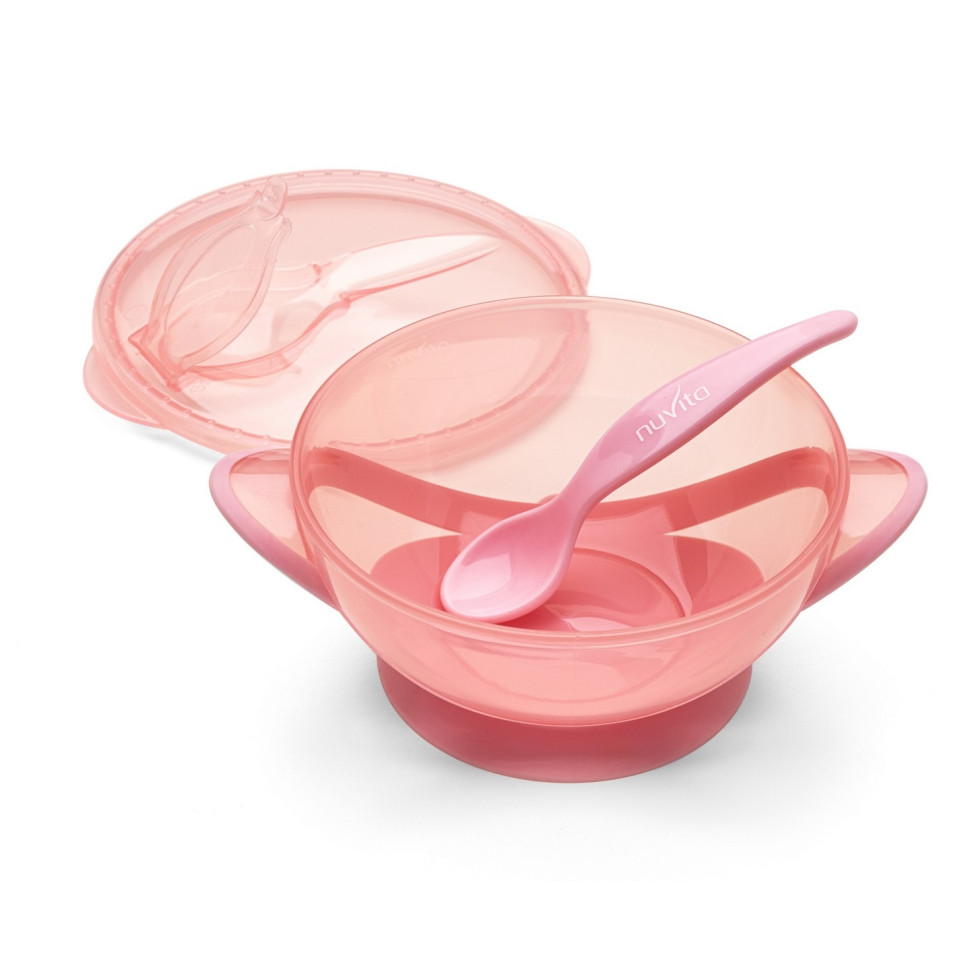 Набір Nuvita для годування дорожній COOL 6м+ Рожевий NV1421COOLPINK
