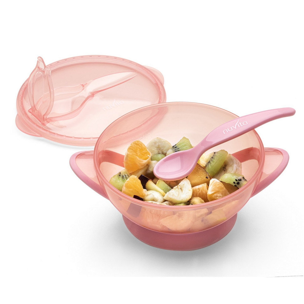 Набір Nuvita для годування дорожній COOL 6м+ Рожевий NV1421COOLPINK