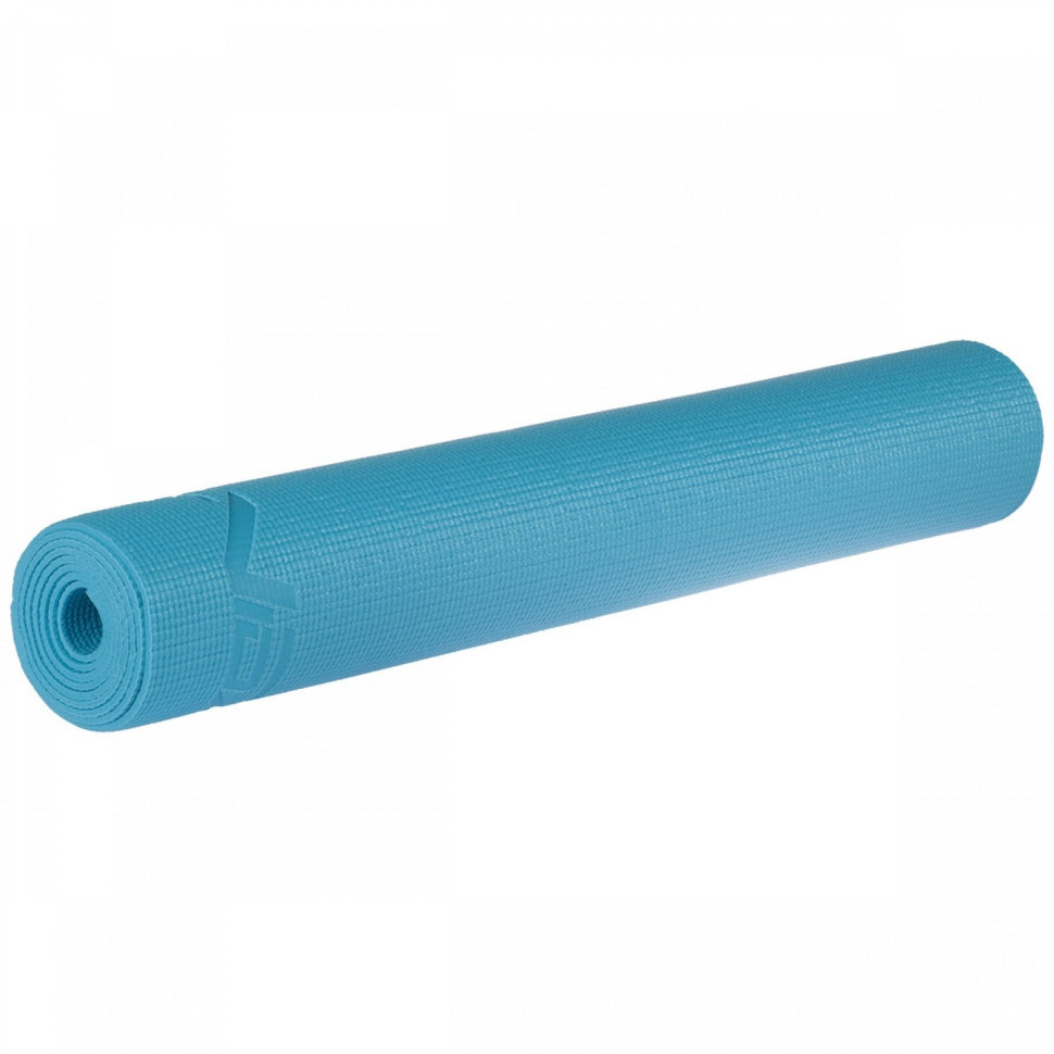 Килимок для йоги та фітнесу SportVida SV-HK0051 PVC 4 мм, Blue