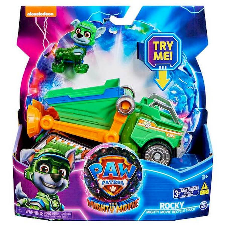 Игровой автомобиль-трансформер с фигуркой Рокки Spin Master SM17776/6474 со светом и звуком