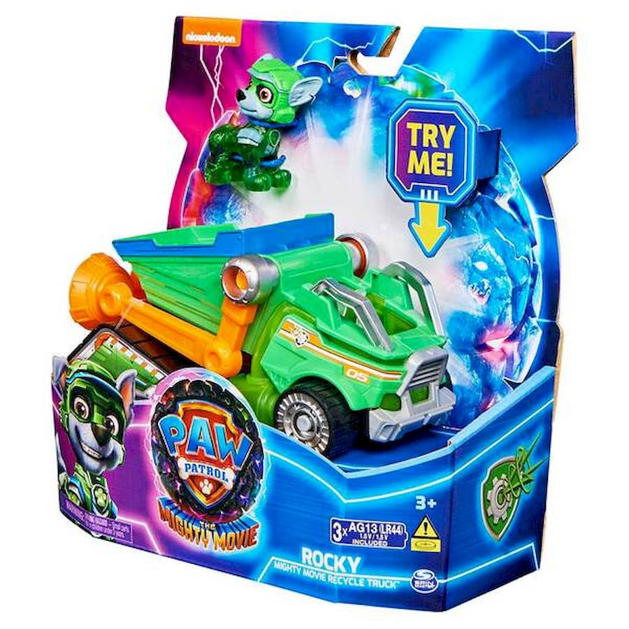 Игровой автомобиль-трансформер с фигуркой Рокки Spin Master SM17776/6474 со светом и звуком