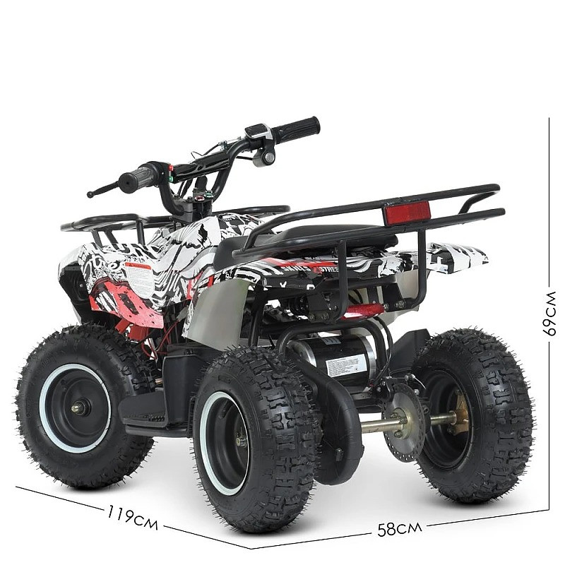 Дитячий електроквадроцикл Bambi Racer HB-EATV800AS-2-3(MP3) до 65 кг