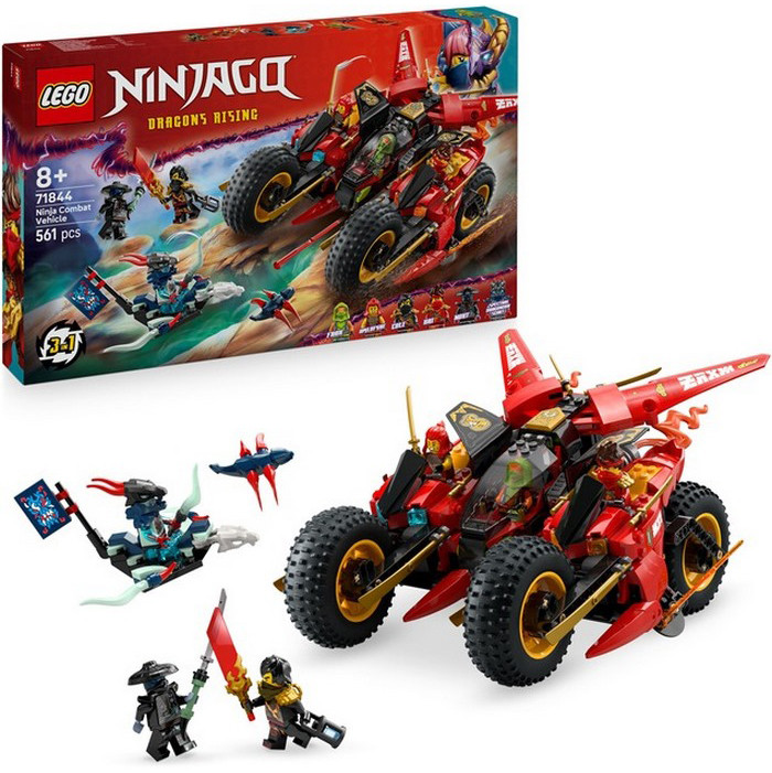 Конструктор Ninjago Боевая машина ниндзя LEGO 71844, 561 деталь