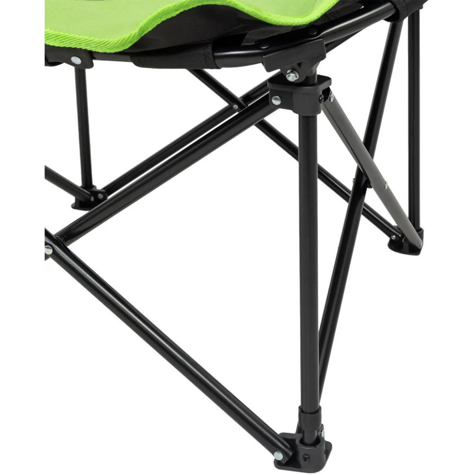 Кресло туристическое Comfort Moon KingCamp KC3816_BLACK/GRASSGREEN, до 120 кг